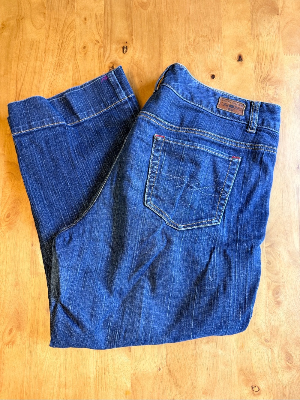 Tommy Hilfiger Blue Denim Cropped Jeans